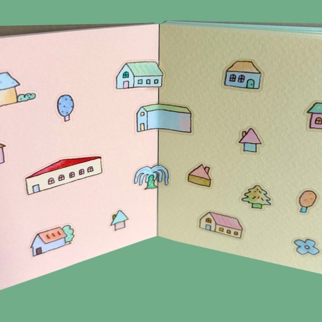 greenyeveryday 〔sticker -village-〕