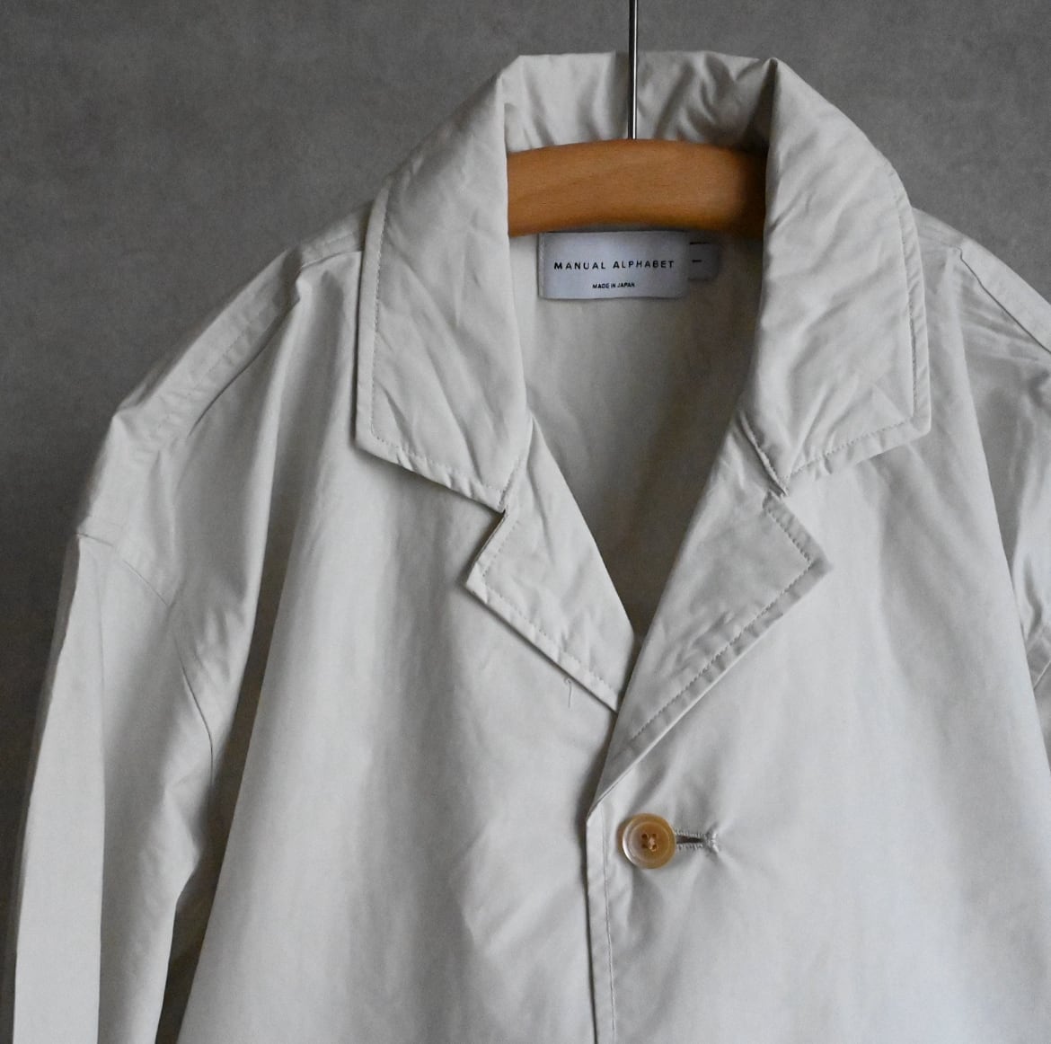 25SS》【MANUAL ALPHABET】TYPEWRITER SHT JACKET マニュアル