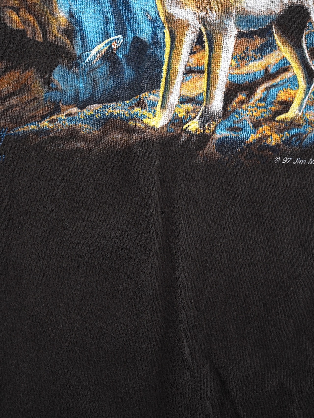 90s animal long tee