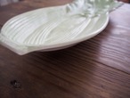 AMERICA 1970's Hand paint celery plate