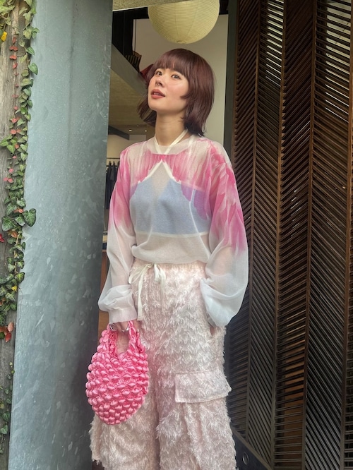 【24SS】MASU エムエーエスユー / CLEAR ANGEL WING SWEATER