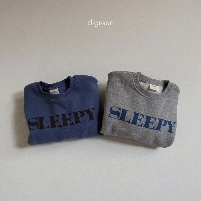 Digreen ディグリーン】 sleepyトレーナー(color:blue)【231101d