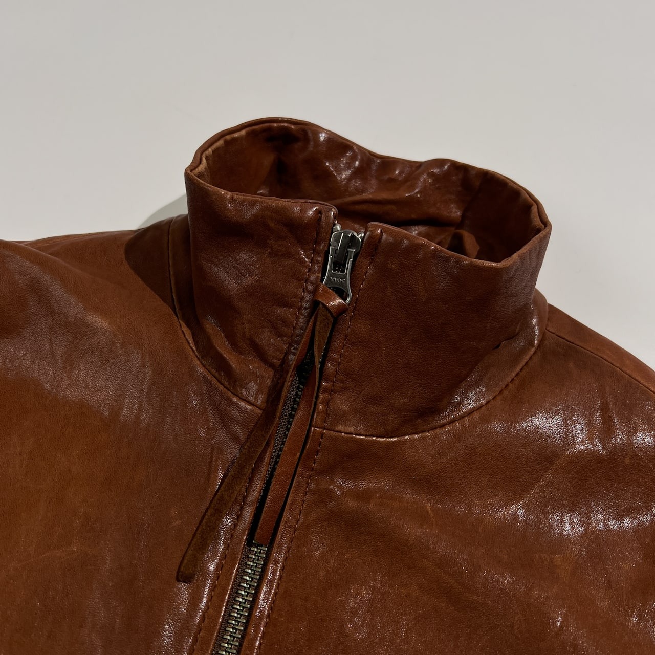 羊革 URBAN RESEARCH DOORS アーバンリサーチドアーズ ラムレザー 本革 ジャケット サイズ 38 /ブラウン系 ライダース レディース