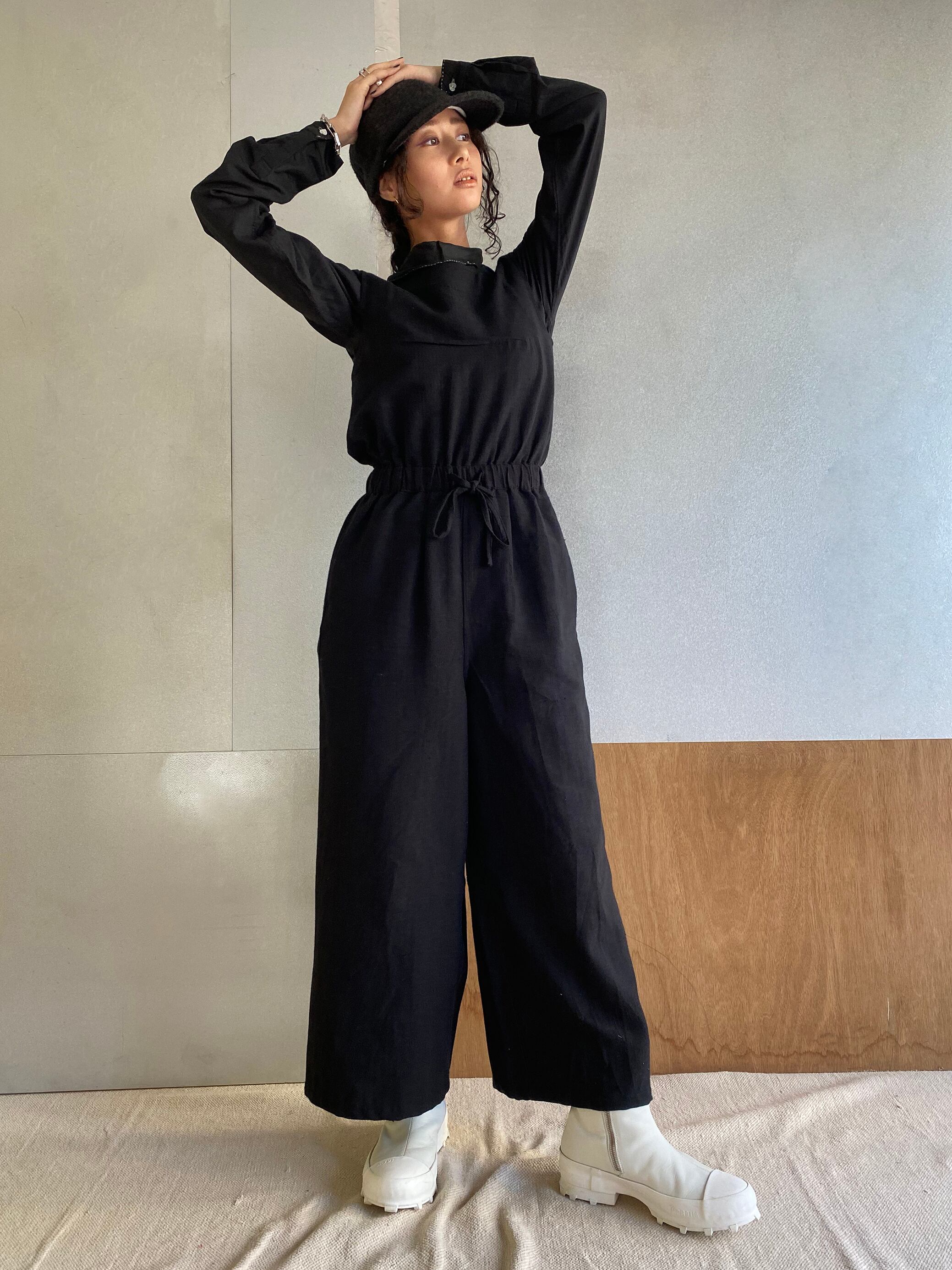 All in one "black" khadi cotton
