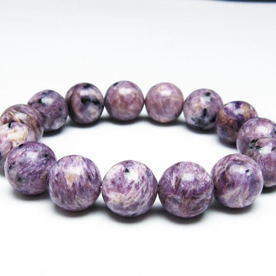 チャロアイト ブレスレット 15mm 一点物 111-32082