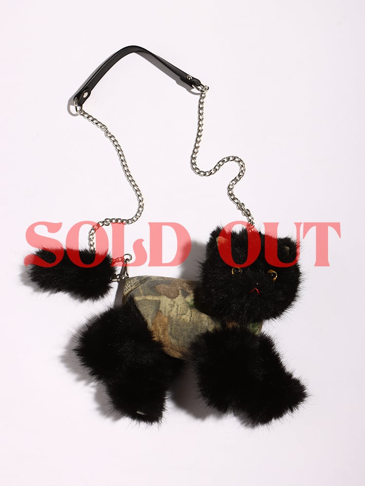 THE made in mix ぬいぐるみショルダーバッグ　ねこ キャットハンドルバッグ) 母 × mix コラボ | THE made in mix