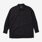 80s-90s Christian Dior MONSIEUR ブラック コットン 長袖シャツ