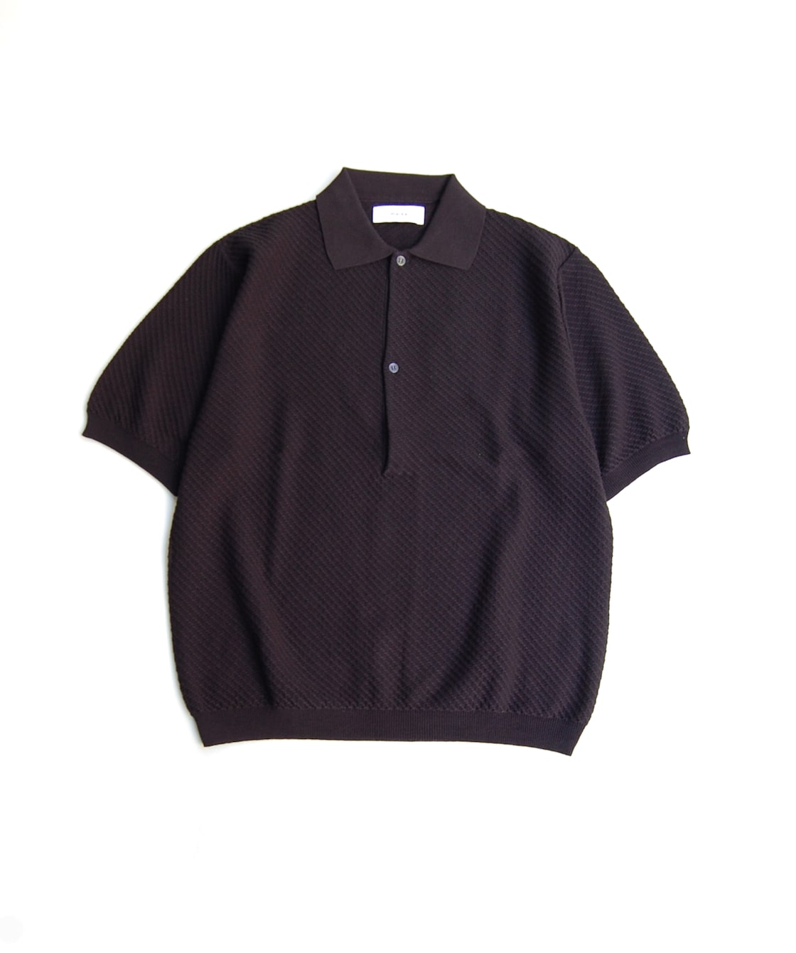 markaスキッパーニット 25ss オーガニックコットンツイストヤーン Marka マーカ [ M25B06SW01B ORGANIC COTTON TWIST YARN SKIPPER