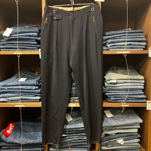 1950'S McGREGOR NAVY WOOL GABA SLACKS