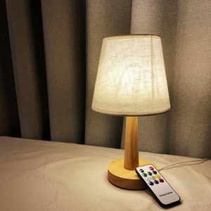 【USB/リモコン付き】simple wood stand table lamp / シンプル ウッド スタンド テーブル ランプ ムード ライト 照明 韓国 北欧 インテリア 雑貨