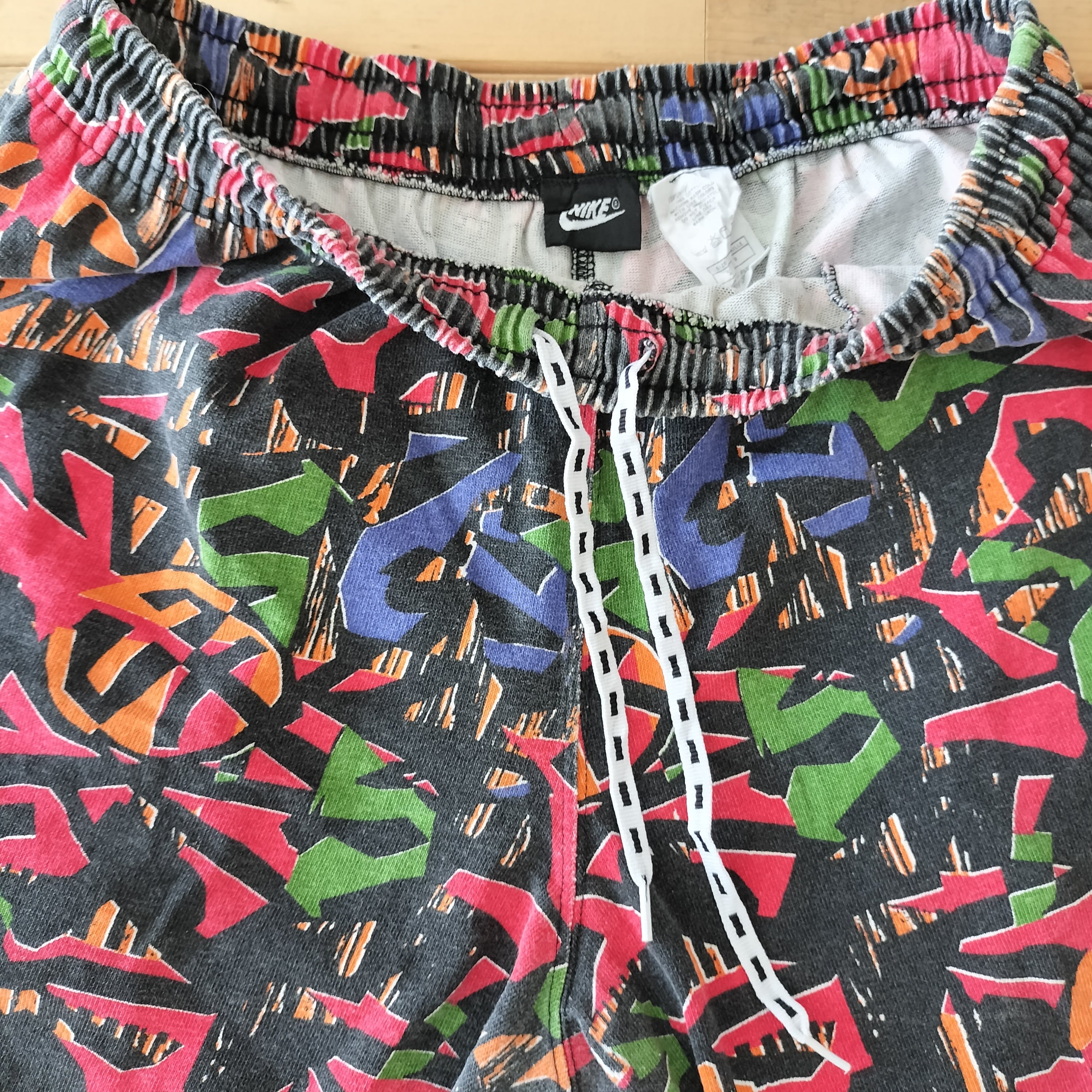 Used ショートパンツ◇希少 90s NBA NIKE AIR JORDAN 総柄 ショーツ