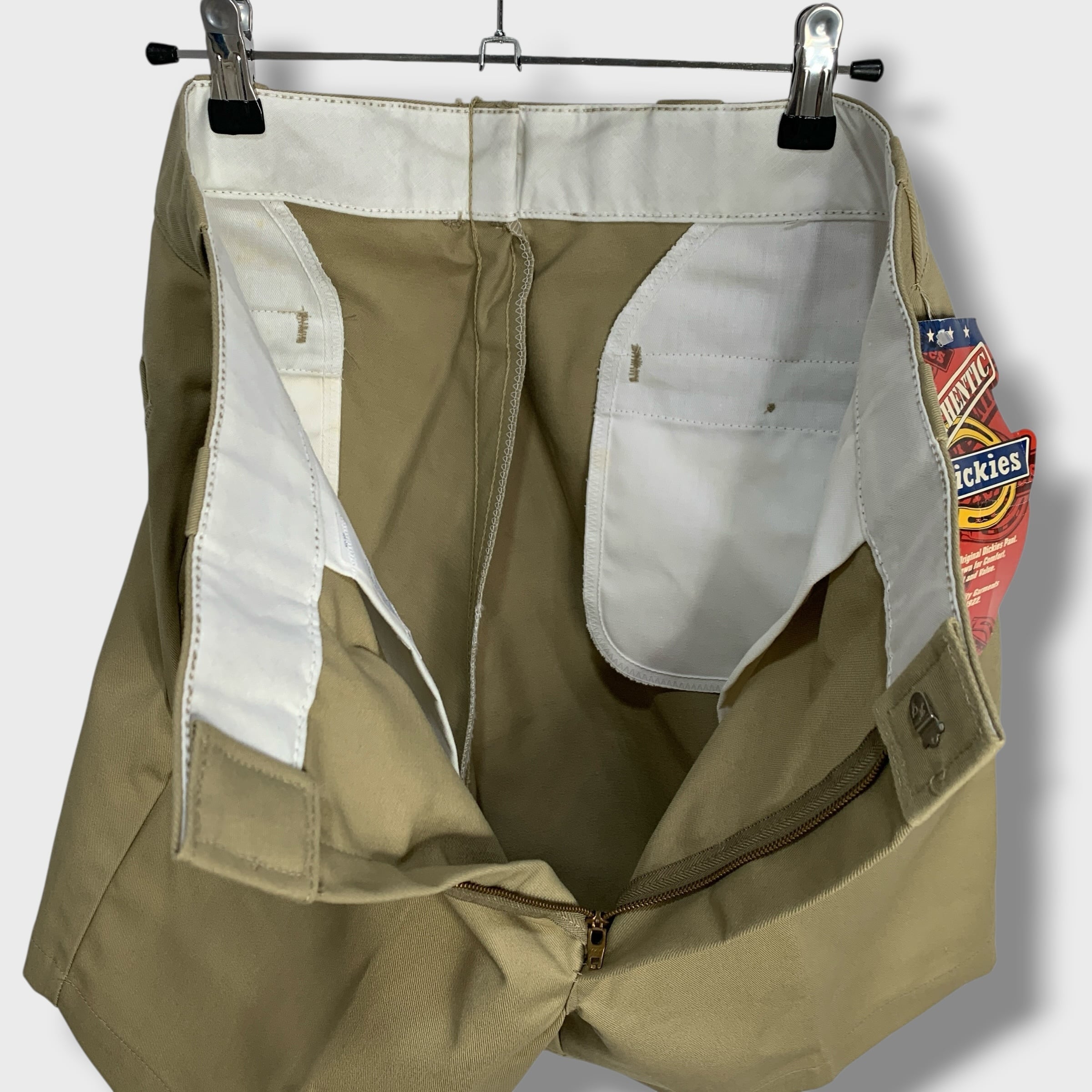 デッドストックタグ付 80s Dickies USA製チノワークショーツ W36