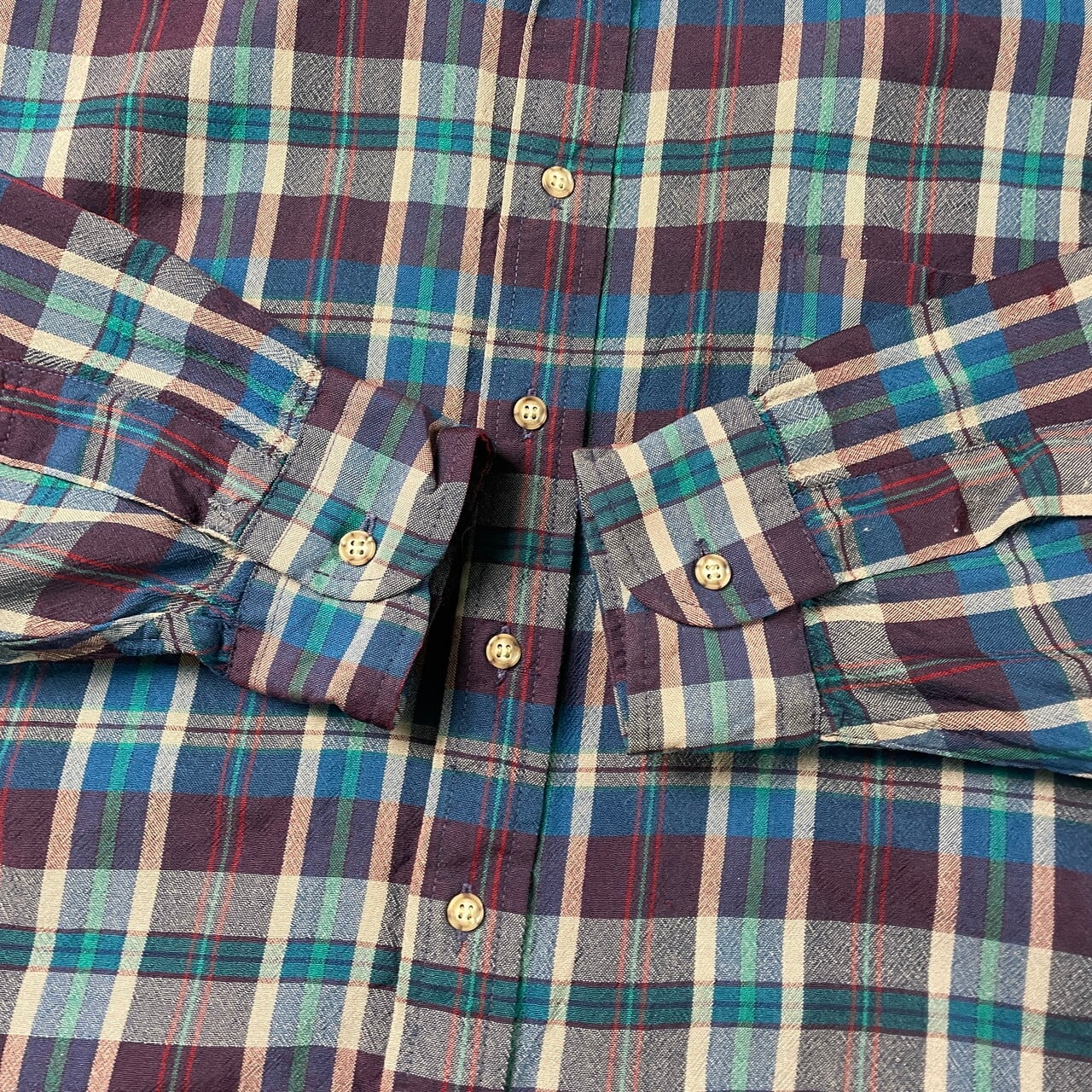 70年代 USA製 PENDLETON ペンドルトン チェックシャツ ウールシャツ