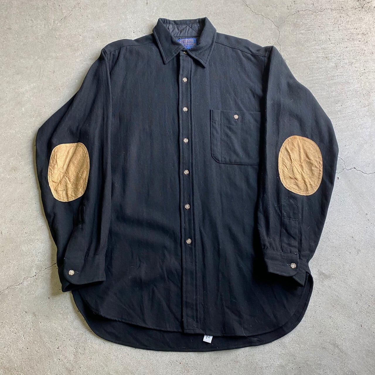 70年代 ビンテージ USA製 PENDLETON ペンドルトン 無地 エルボーパッチ 