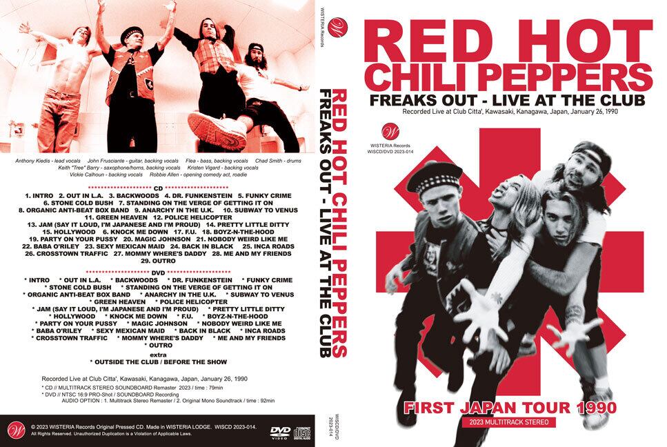 RED HOT CHILI PEPPERS / FREAKS OUT - LIVE AT THE CLUB : FIRST