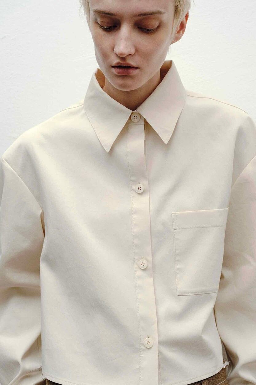 TODAYFUL Over Shoulder Shirts オーバーショルダーシャツ Ecru 