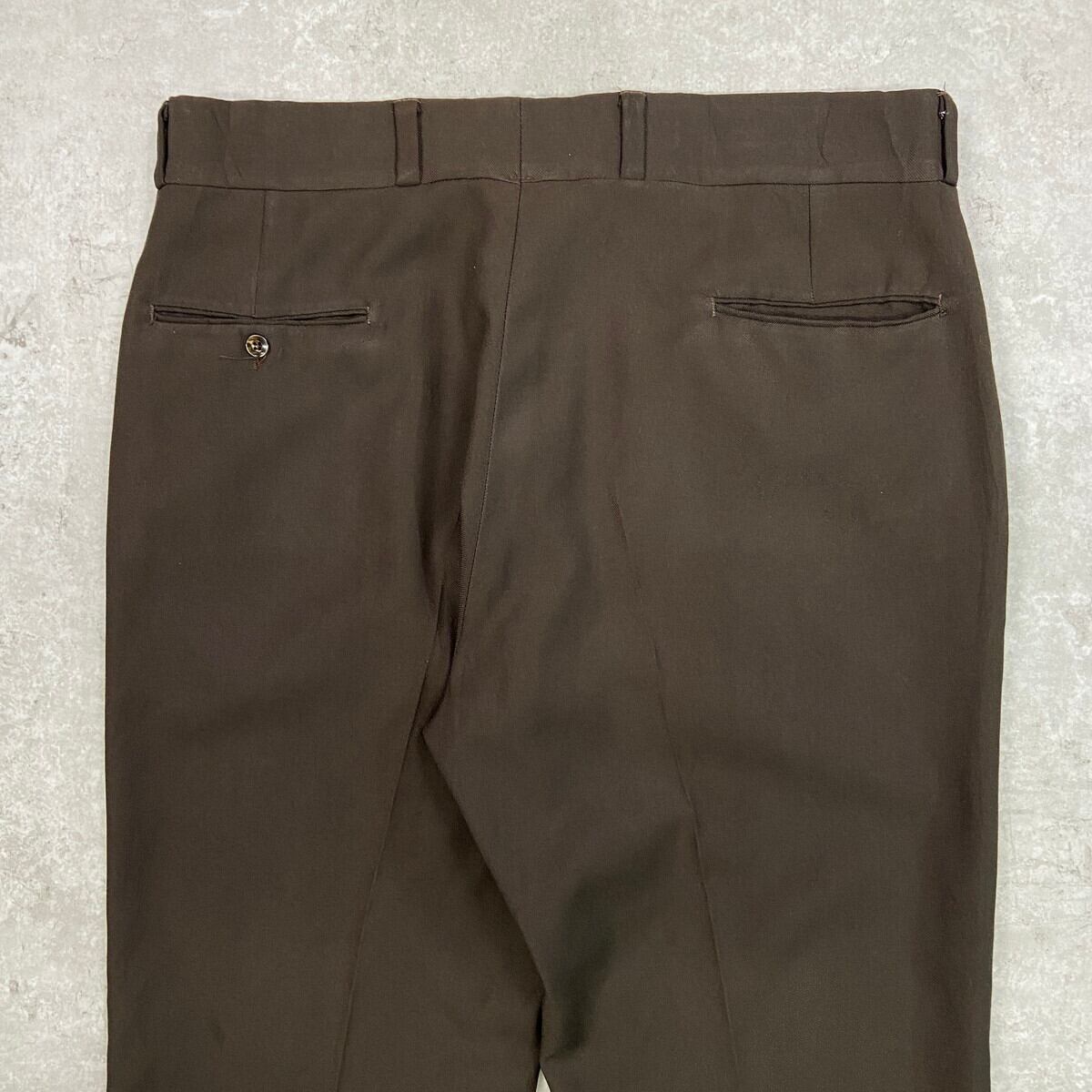 70年代 All Seasons ワイド スラックスパンツ メンズW37相当 古着 70s