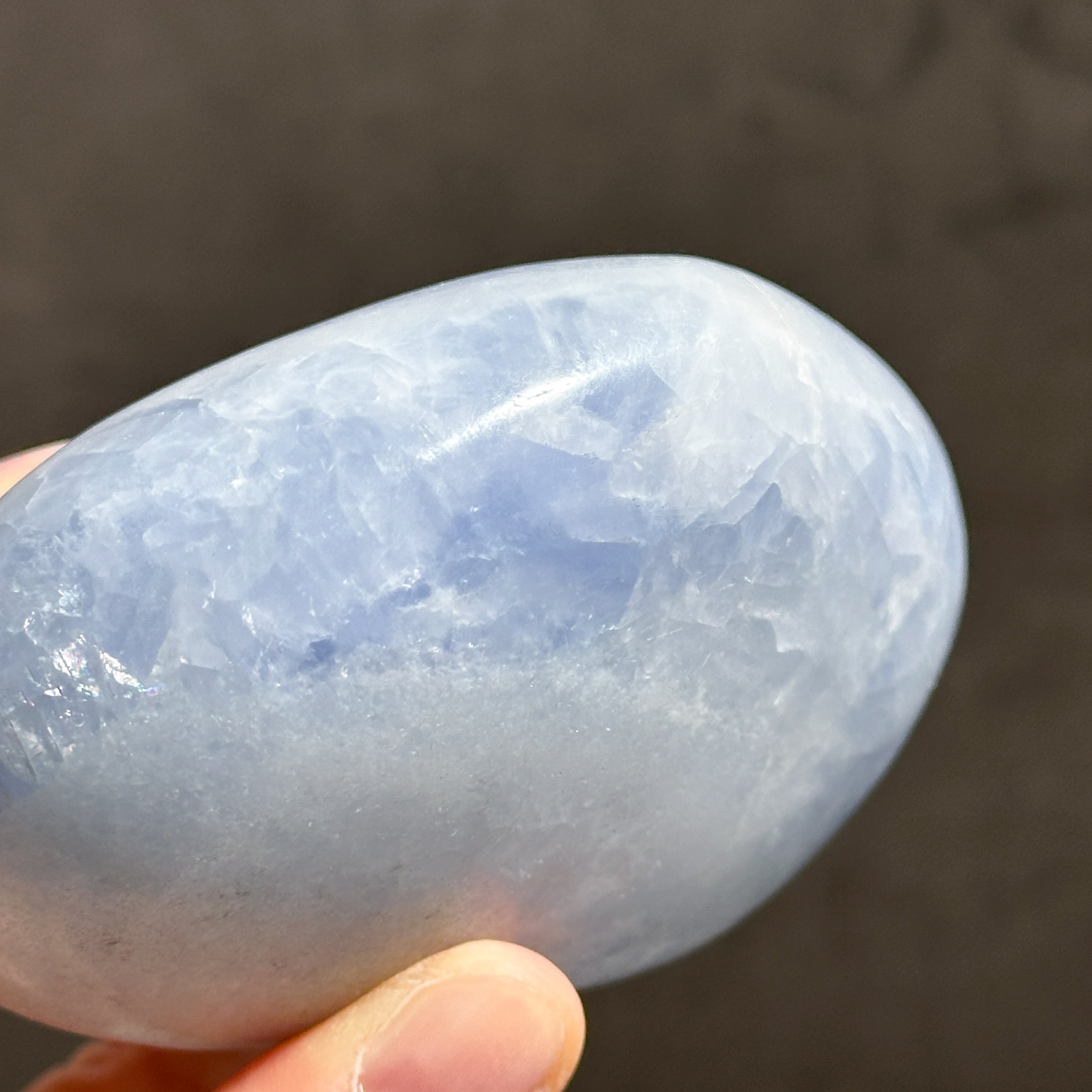 BIGサイズ　セレスタイト　ハート　高品質　つやつや BIGサイズ セレスタイト ハート 高品質 つやつや Bigセレスタイト