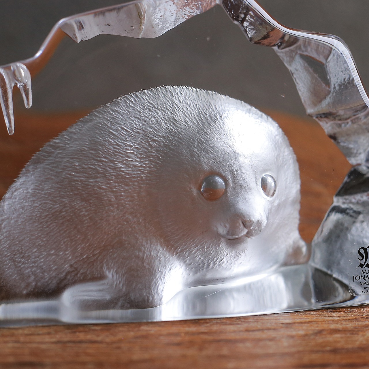 くりくりおめめがかわいい、ガラスのアザラシ