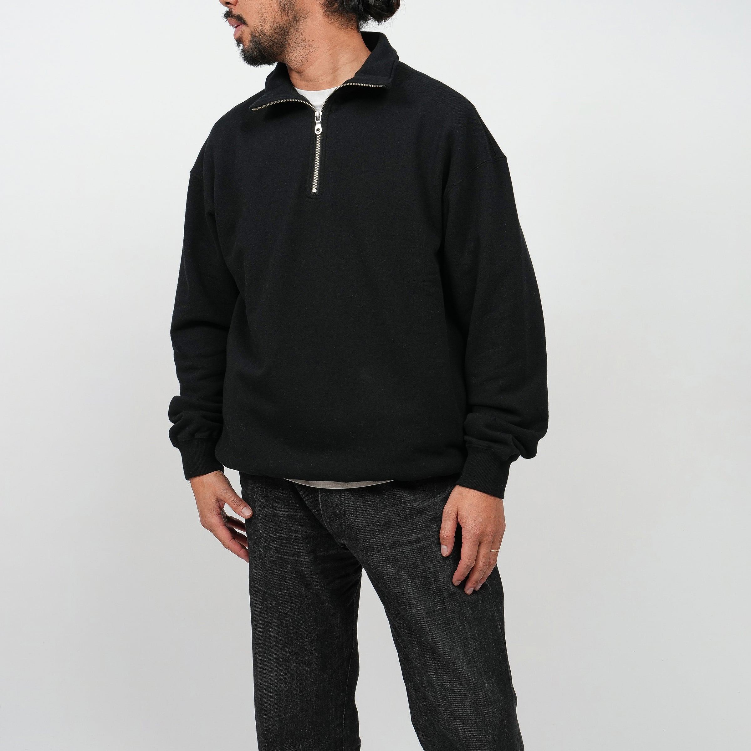 OVY Half Zip French Terry Relax P/O