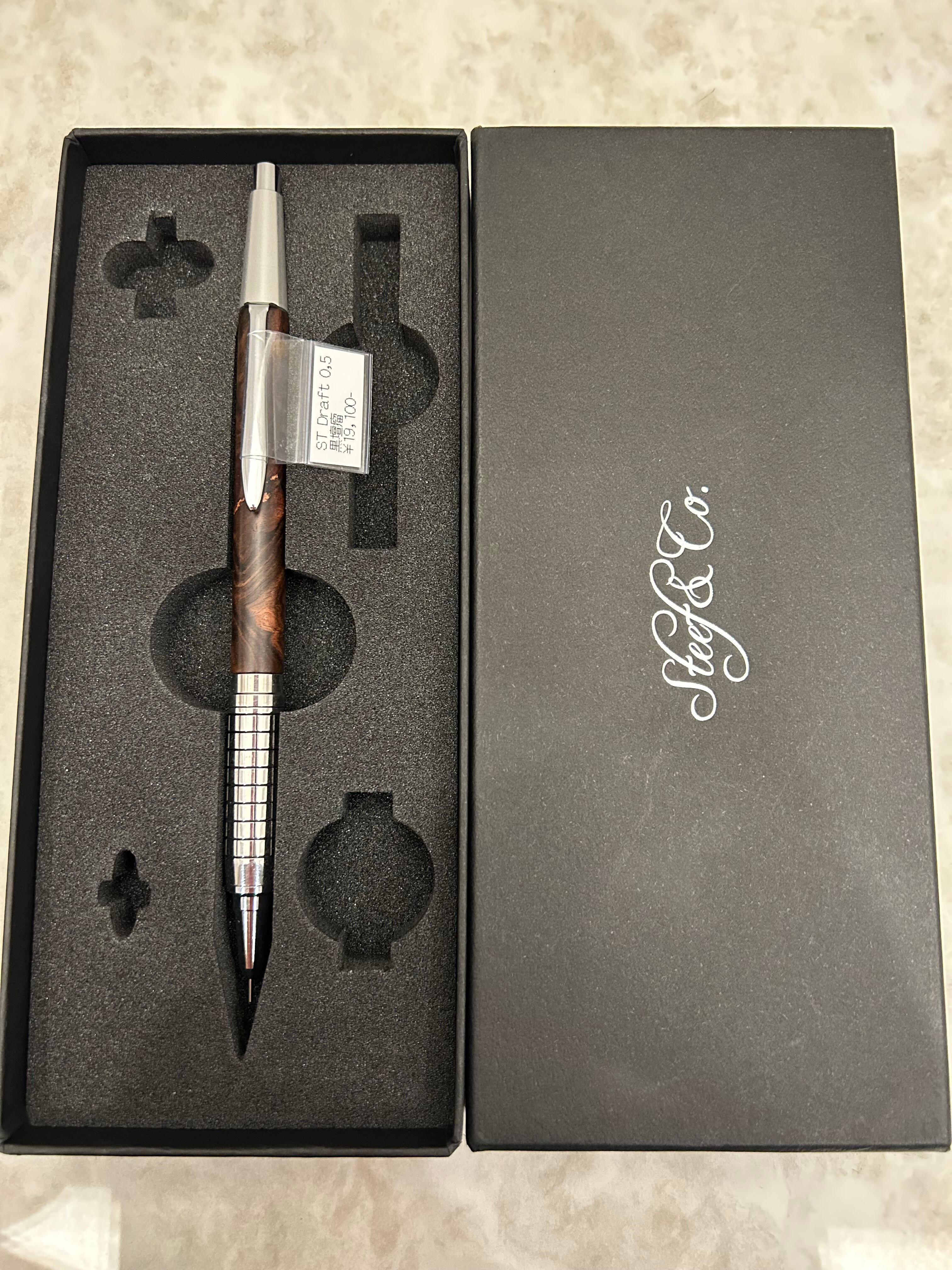 Steef&Co ST Draft 短軸メカセット【黒檀瘤】 | ペンネジューク