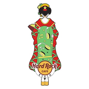 KYOTO 京都 Maiko Girl Pin Red