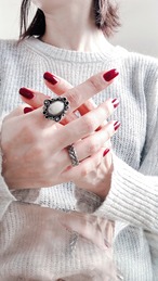 silver ring =Chal cedoney=