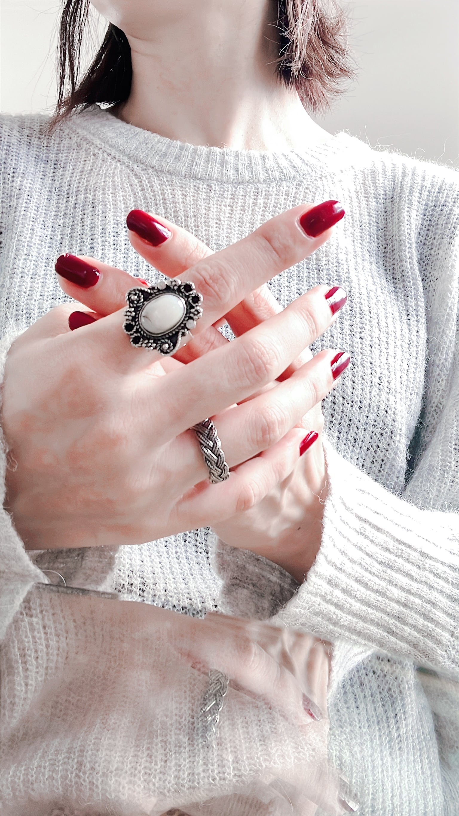 silver ring =Chal cedoney=