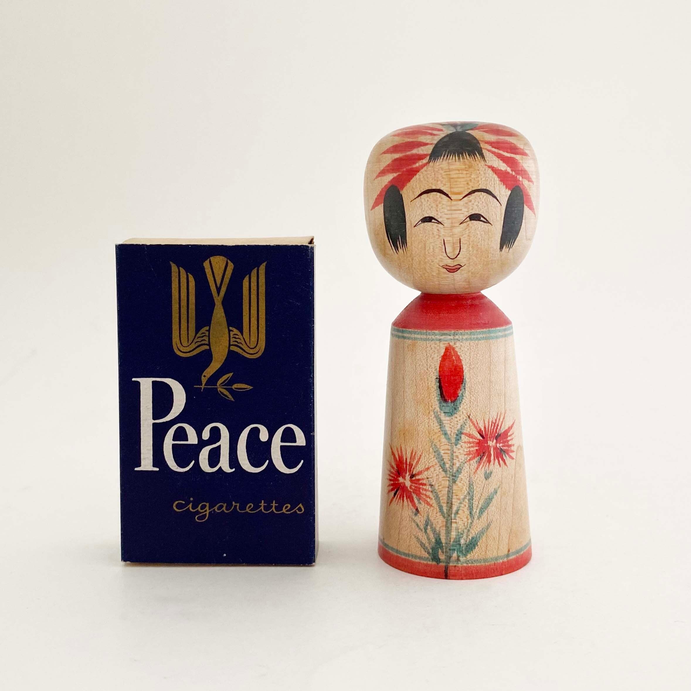 小寸こけし(肘折系 / 鈴木征一工人)なでしこ