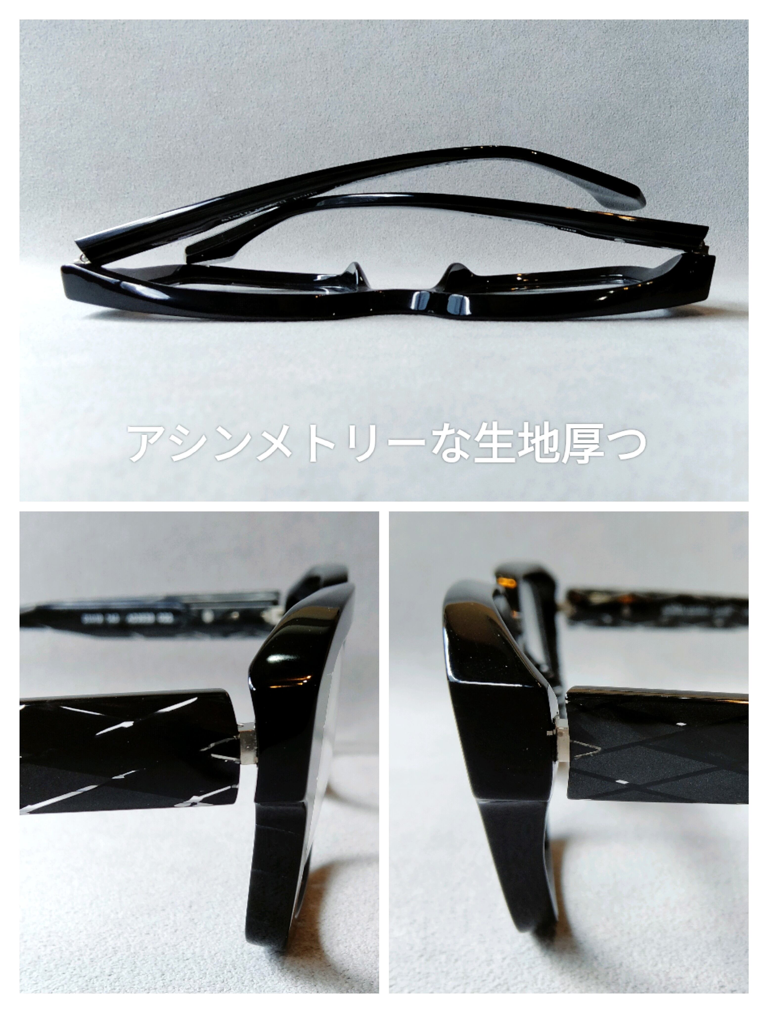 alain mikli paris（アランミクリ）『A03538』Col.002/BLACK RHOMBUS
