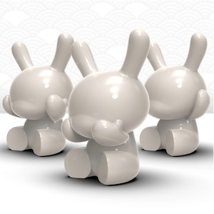 Three Wise Dunnys 5” Porcelain 3-Pack