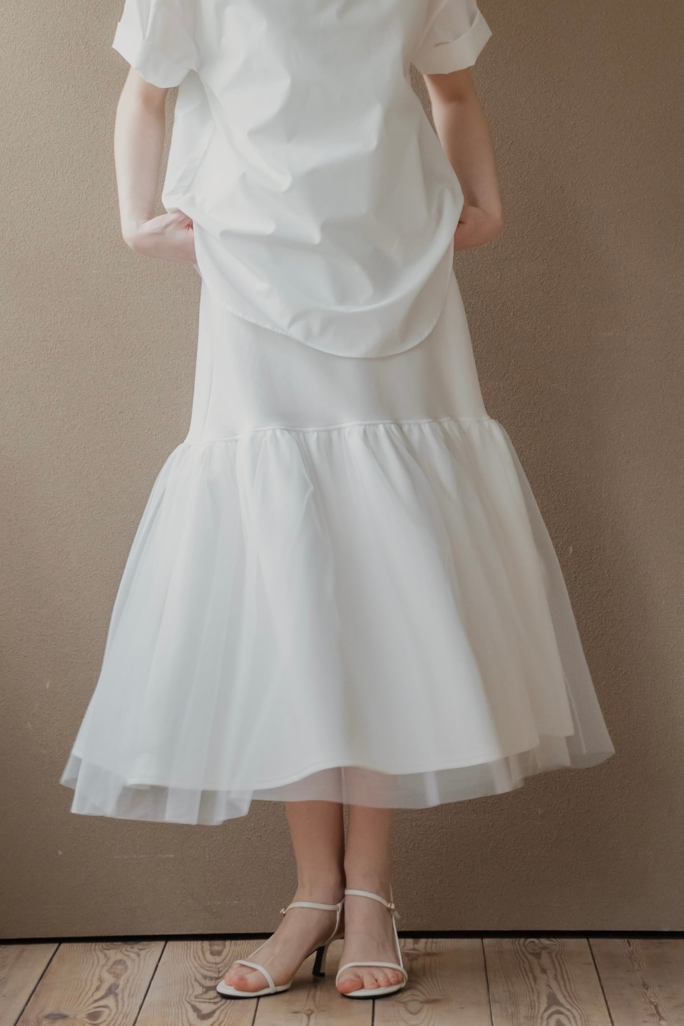 hem tulle skirt【予約販売】 | pois