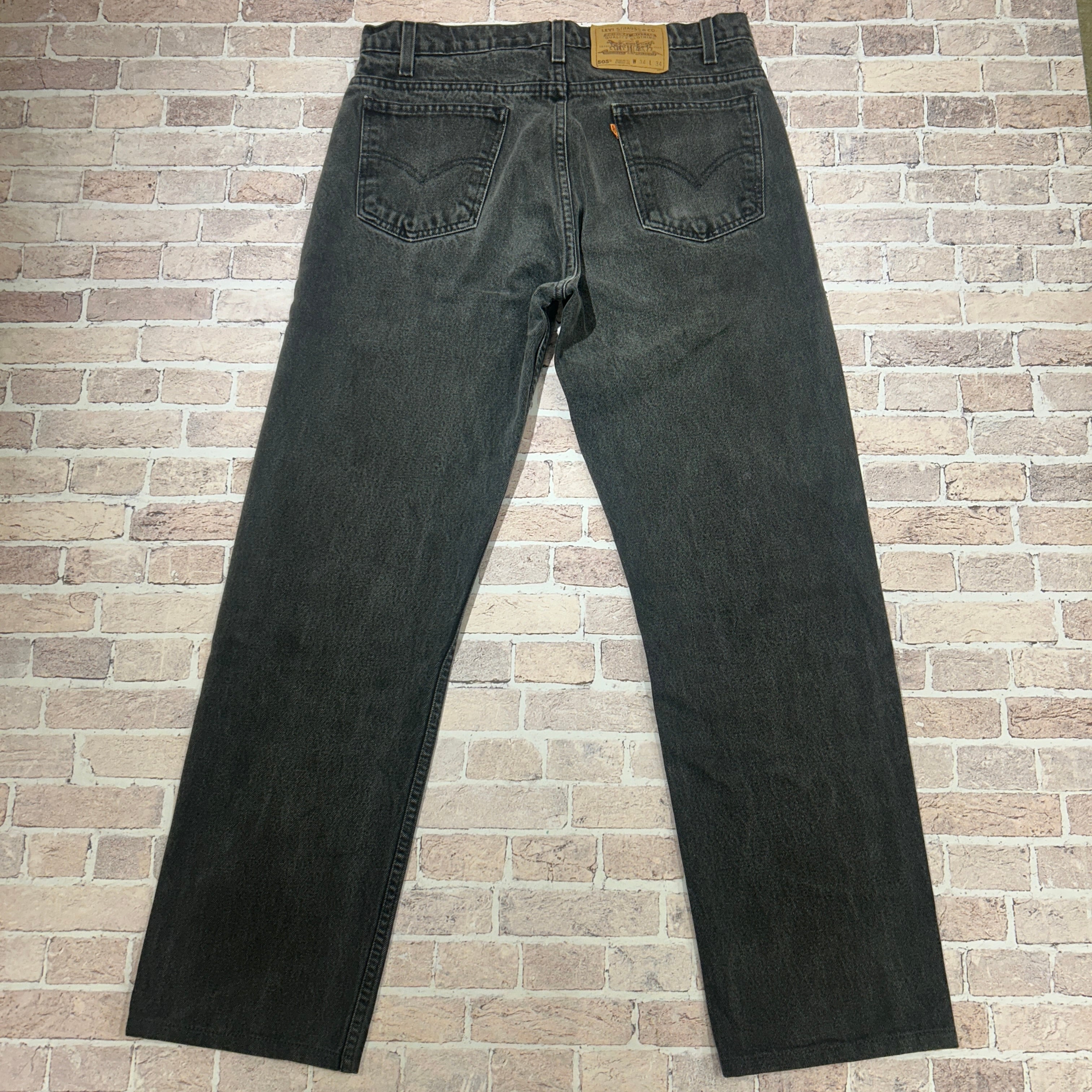 手染め素材 505 ⓀLEVI'S 505 後染めBLACK | safarionline
