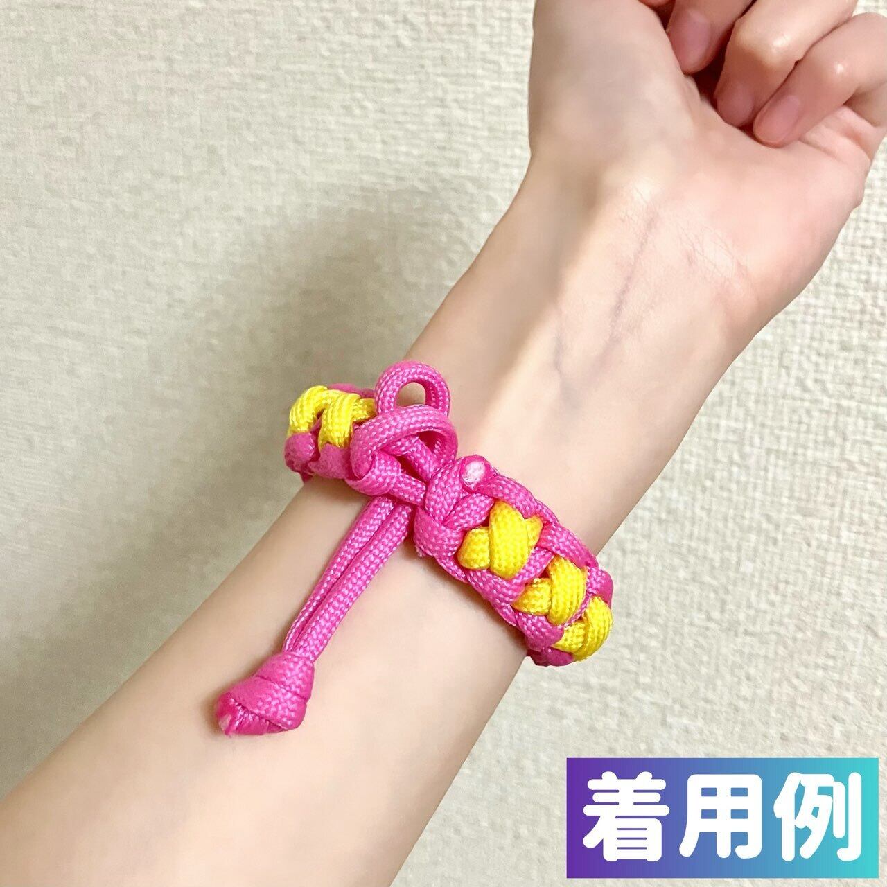 カラー指定可能*受注制作☆パラコードブレスレット クロス カラー指定可能*受注制作☆パラコードブレスレット クロス