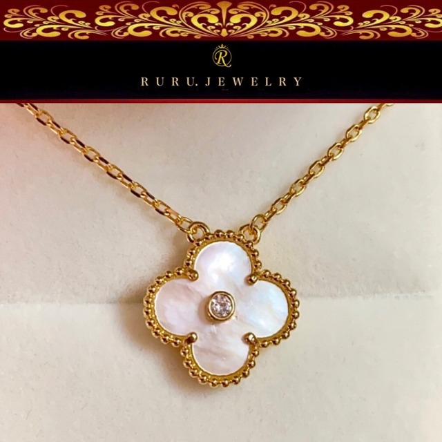 Shell fleur necklace［A039］