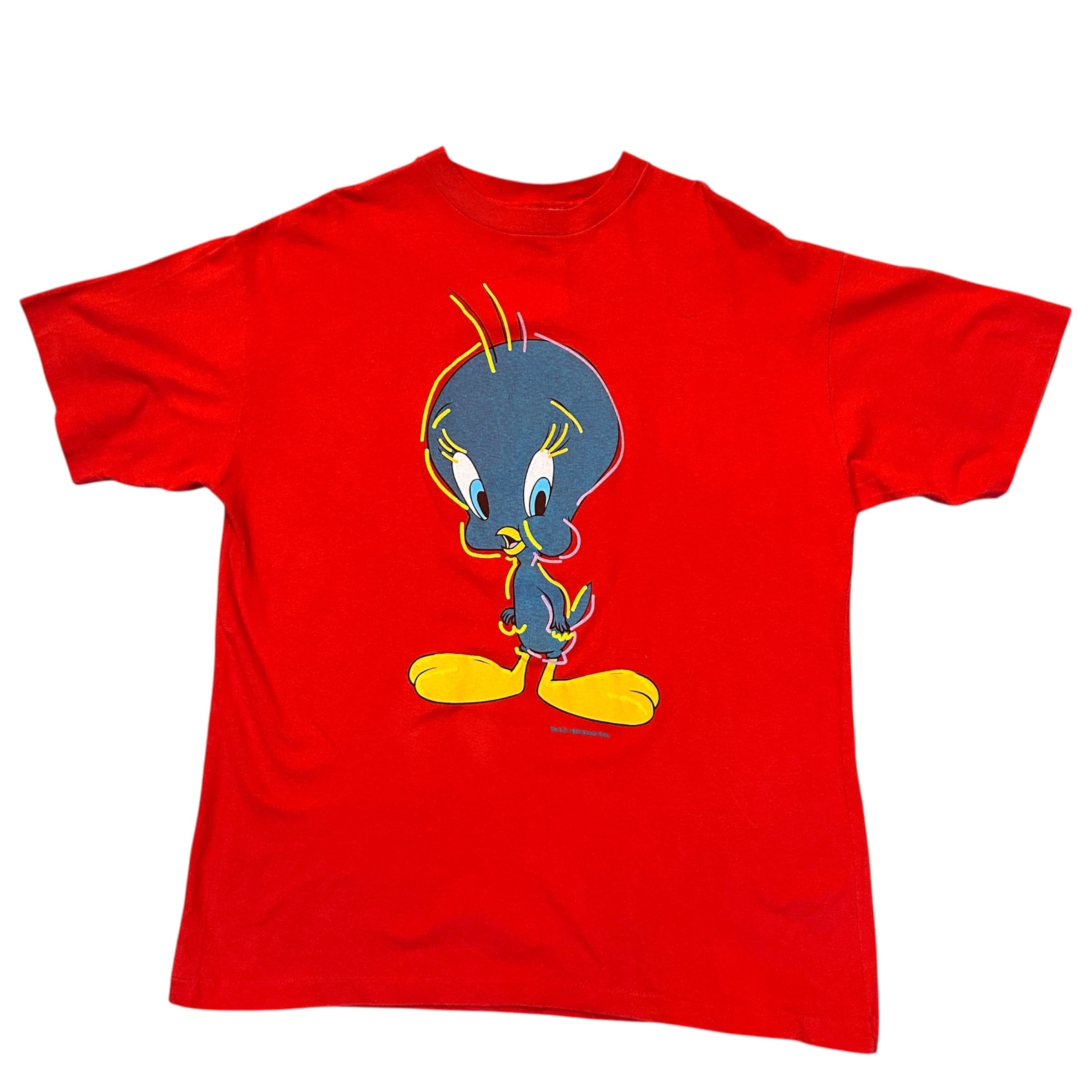 90s トゥイーティー 天使Tシャツ Tweety XL USA製 90s E944】90s artex tweety T-shirt / 90年代 アルテックス