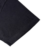 HAPPYスカルプリントベーシックTシャツ (BLACK) CQ-46096
