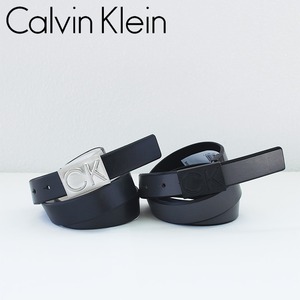 【ck-30mmckce】Calvin Klein Jeans カルバンクライン ジーンズ メンズ レザーベルト CKロゴ バックル レザー ベルト リバーシブル メンズ ブランド ロゴ文字