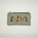 Ashi｜亜紙 Flat Pouch M＊Smiles of Bayon Temple 紙ポーチ バナナ ハンドメイド