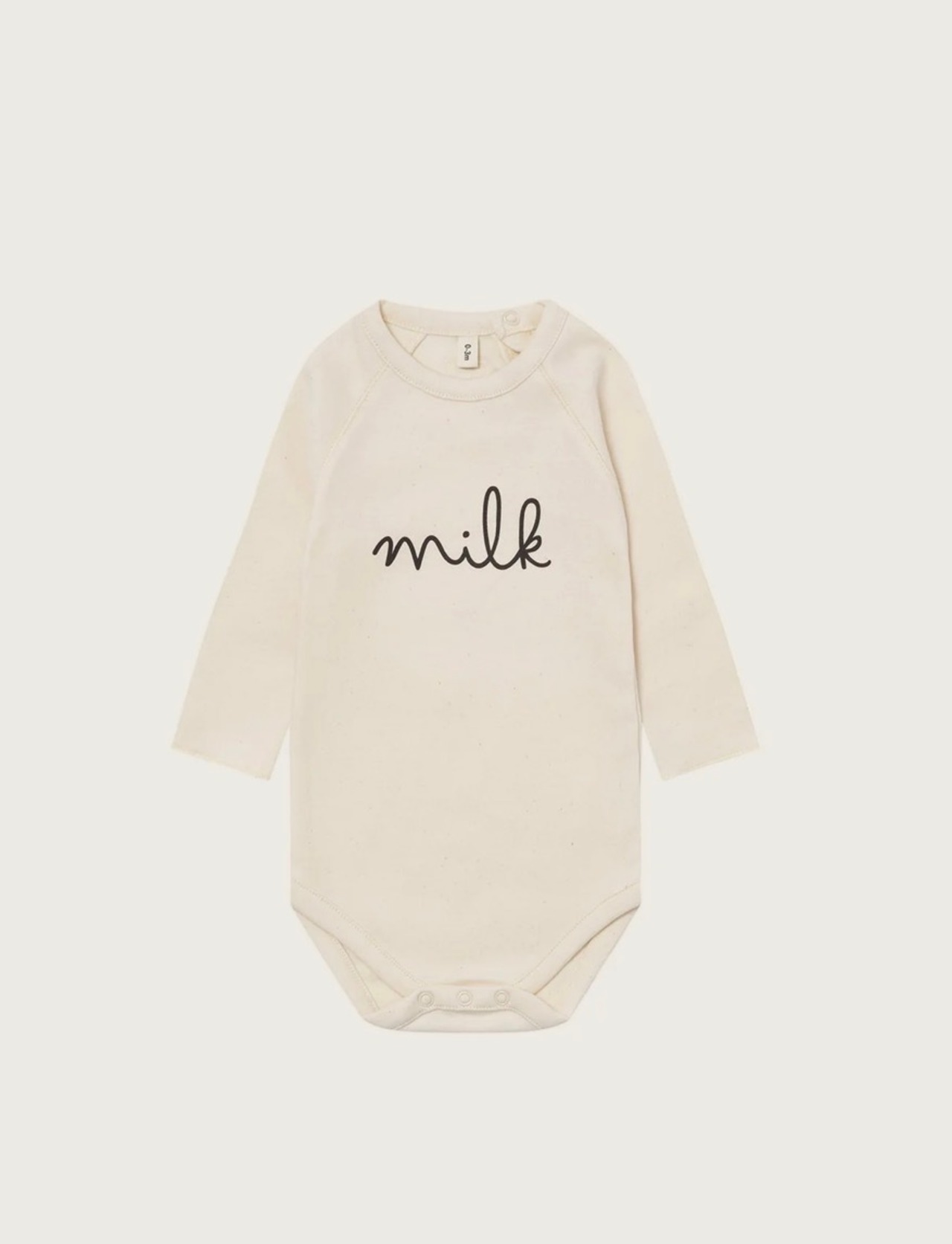 ORGANIC ZOO　Undyed Milk Bodysuit