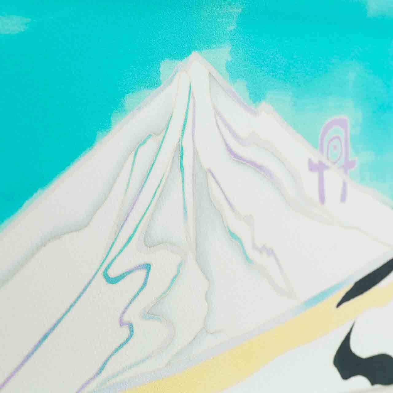 加賀友禅 松島由美 落款入 「水に映える」 袋帯 銀通し 正絹 お太鼓柄 加賀友禅掛軸 彩四季 初（中・横）松島由美 | 加賀友禅オンラインストア