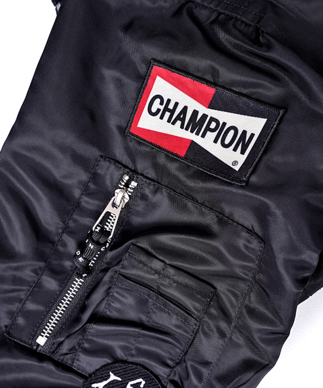 【ATELIER LINE】-TYPE C - ギャザースリーブフーディードッキングMA-1 CQ-47005H