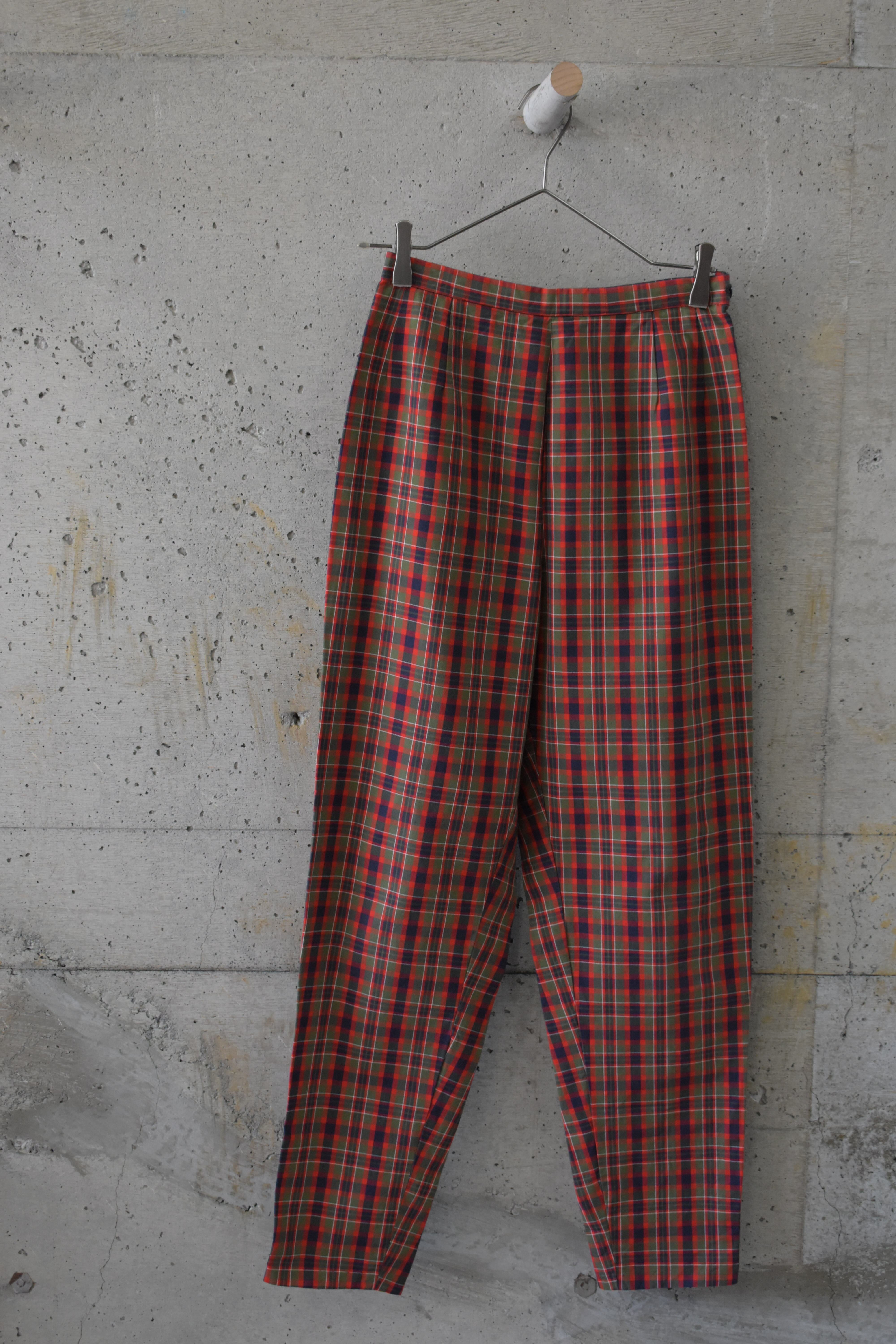 Tartan Check Pants