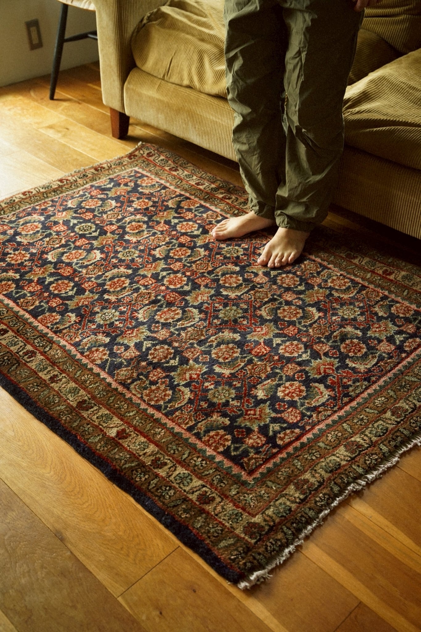 1692-Vintage Persian Malayer rug