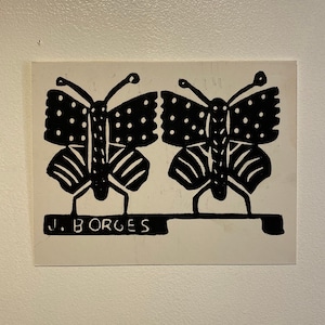 J.BORGES ジョタ・ボルジェス ミニ版画　【BORBOLETA】