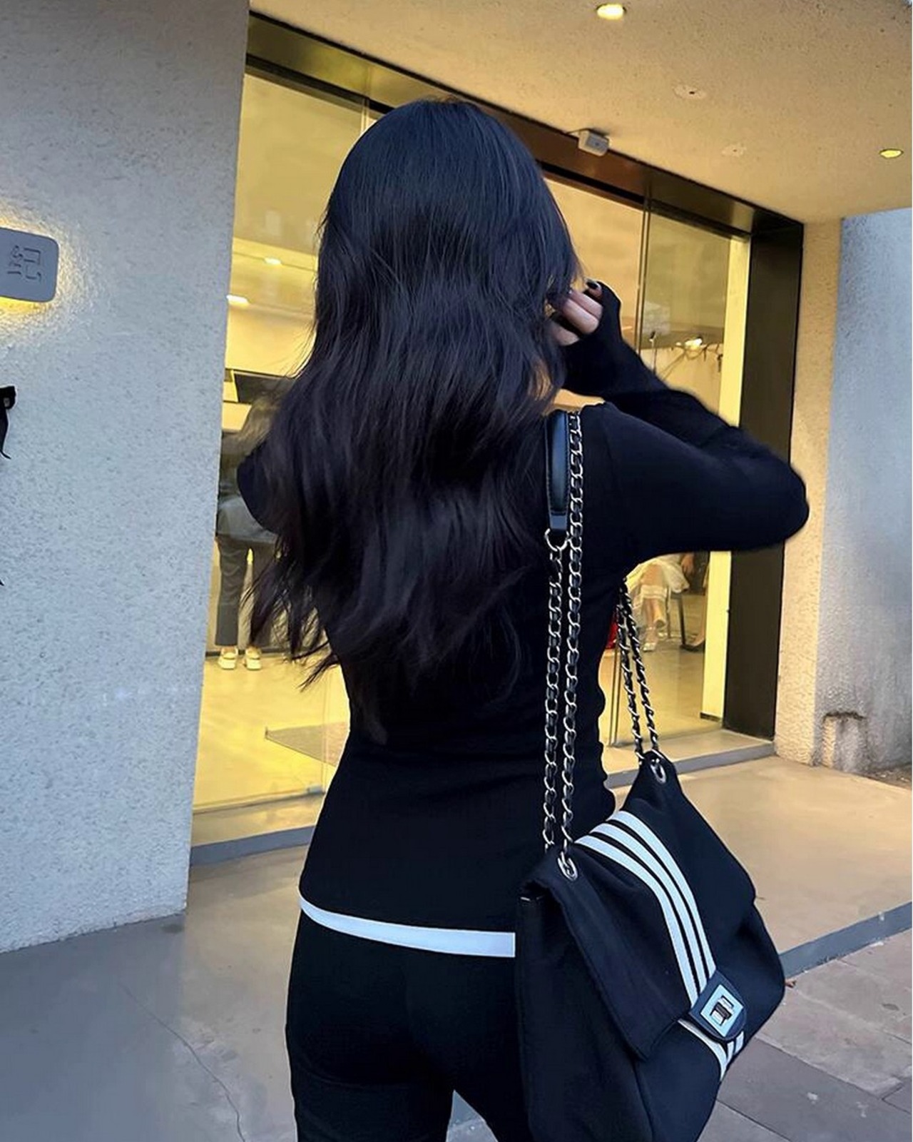 アシンメトリーロングスリーブTシャツ 2color A0258 - 15