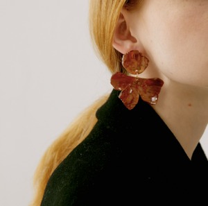flower resin earrings <2types>