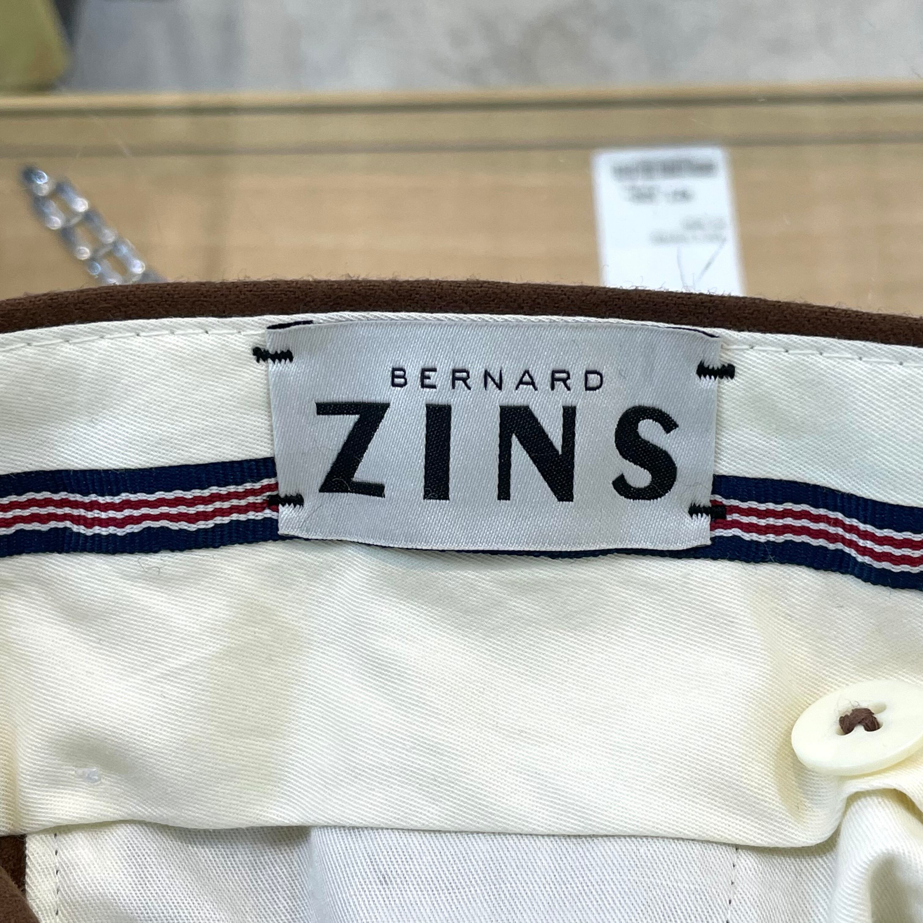 BERNARD ZINS WOOL SLACKS 38-levercoffee.com