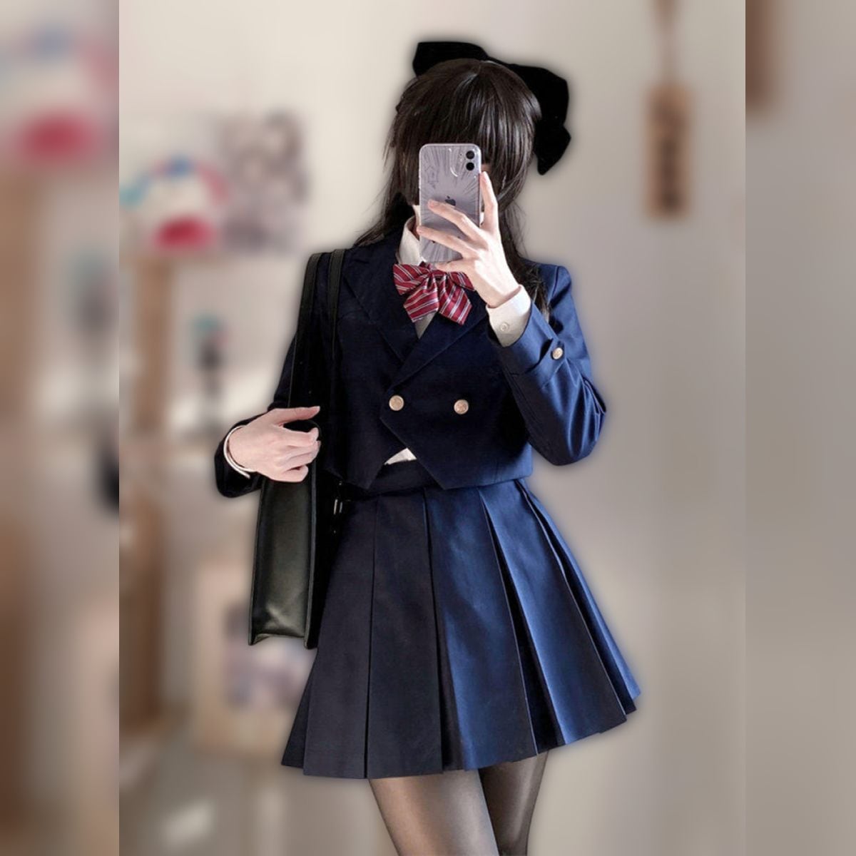 新品✨制服✨セットアップ✨ ダブルブレストネイビー制服セットアップ | Maiden's Rêve