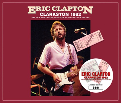 NEW ERIC CLAPTON CLARKSTON 1982   4CDR 　Free Shipping